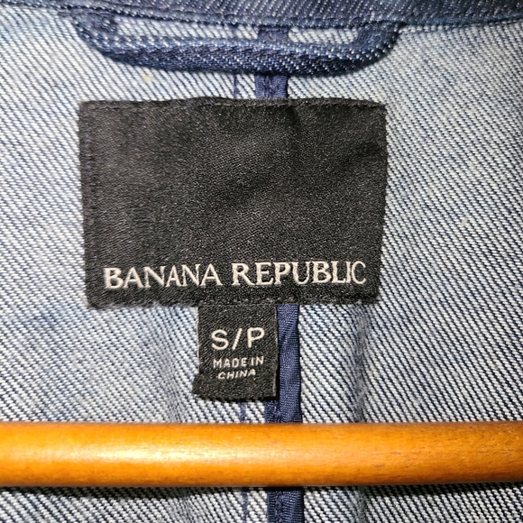 BANANA REPUBLIC - Denim military style jacket - Picture 8 of 11